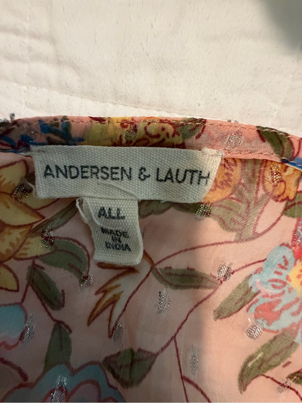 Andersen & Lauth 
Women’s Floral Open-Front Kimono Top - Pink Multi - Picture 5 of 9